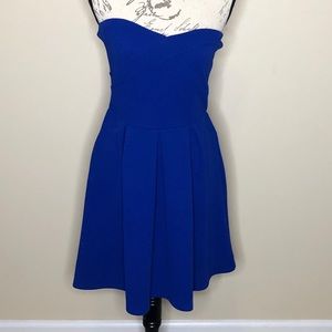 Strapless cocktail dress